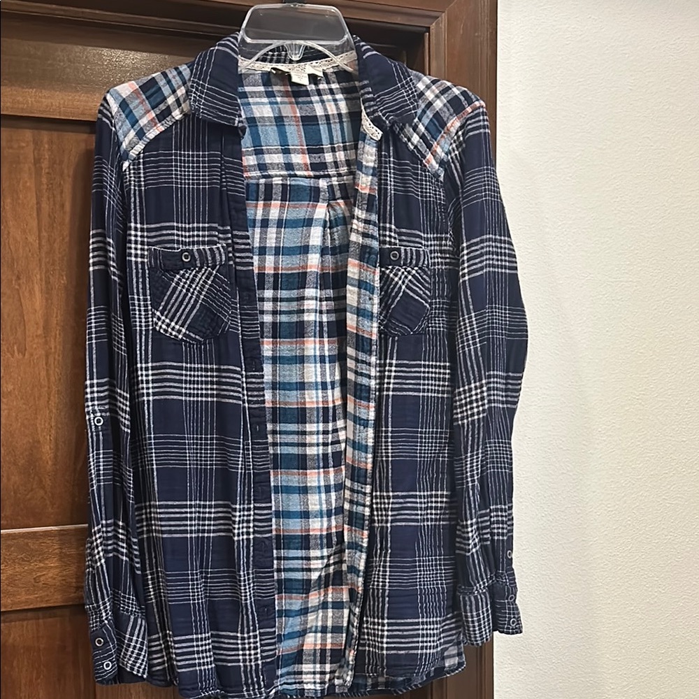 Vintage America brand lightweight flannel